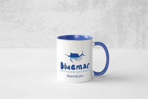 Bluemar custom designed coffee mug